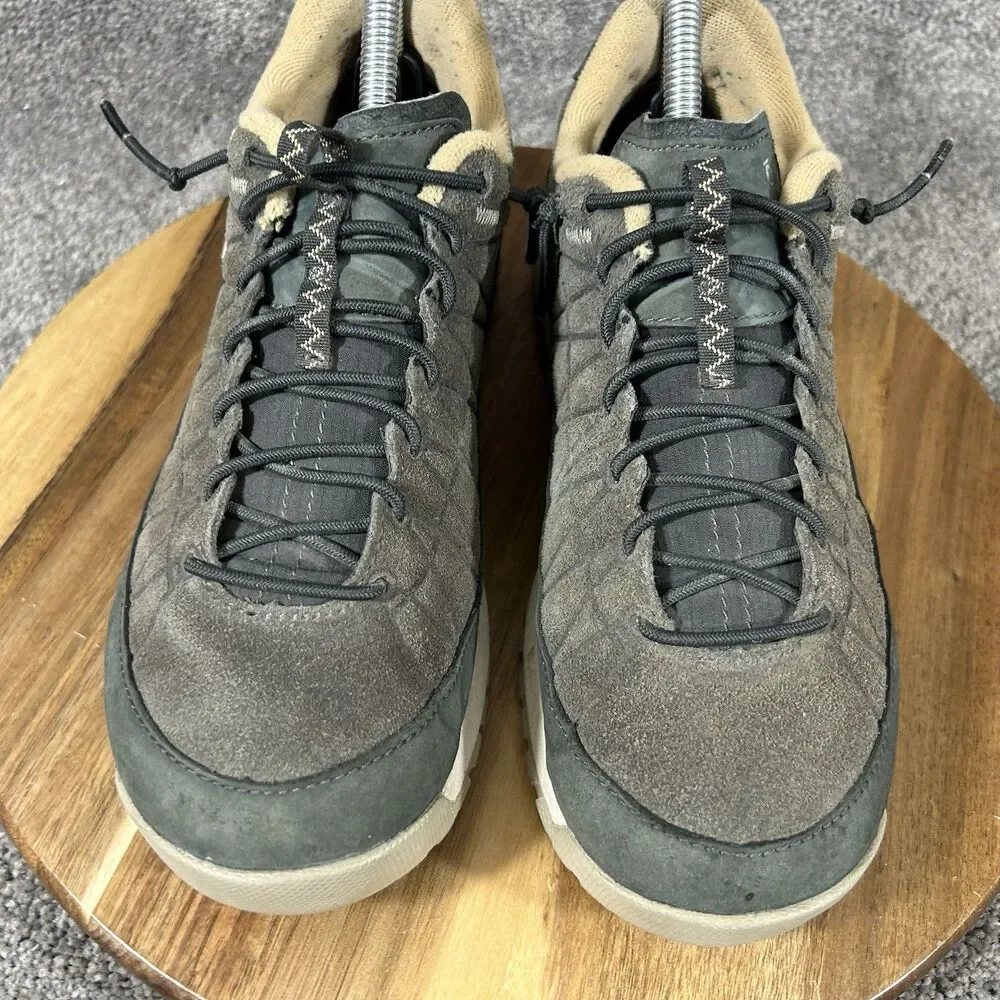 Oboz Jeannette Low Women's Size 8 Black Suede Outdoor Trail Hiking Shoes Used